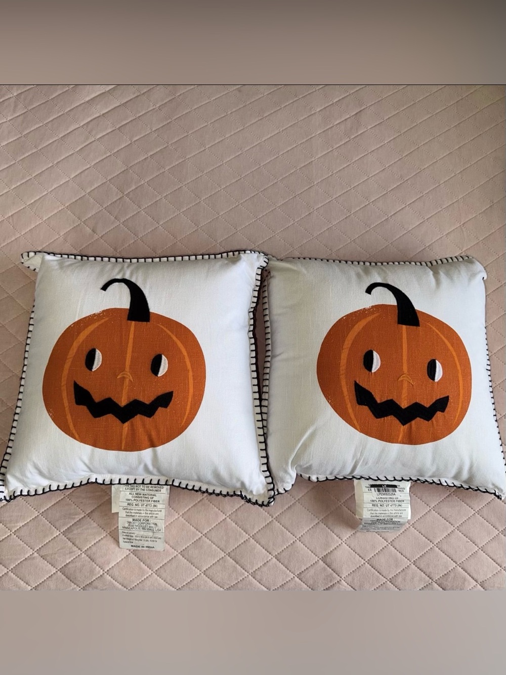 Target Hyde & Eek Boutique Smiling Pumpkin Throw Pillows